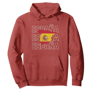 Espana Spain Map Pride Spanish Flag Hoodie TS14 Red Print Your Wear