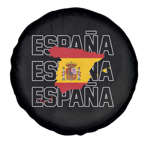Espana Spain Map Pride Spanish Flag Spare Tire Cover TS14 Print Your Wear