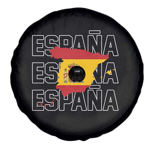 Espana Spain Map Pride Spanish Flag Spare Tire Cover TS14 Print Your Wear