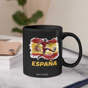 Spain Espana Soccer Football Fan Spanish Flag Coffee Mug TS14 Print Your Wear