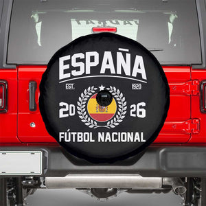 Spain 2026 Soccer Football Fan Spanish Flag Spare Tire Cover TS14 Black Print Your Wear