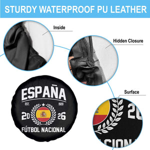 Spain 2026 Soccer Football Fan Spanish Flag Spare Tire Cover TS14 Print Your Wear