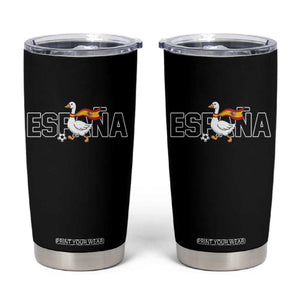 Espana Spain Soccer Football Tumbler Cup Silly Goose Spanish Flag Fan Supporter TS14 Black Print Your Wear