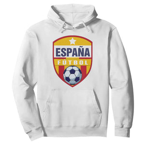 Espana Spain Soccer Football Fan Spanish Flag Hoodie TS14 White Print Your Wear