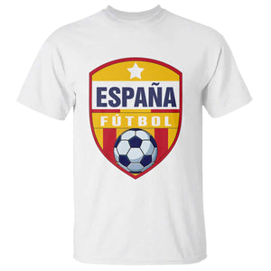 Espana Spain Soccer Football Fan Spanish Flag T Shirt TS14 White Print Your Wear