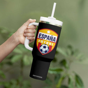 Espana Spain Soccer Football Fan Spanish Flag Tumbler With Handle TS14 Print Your Wear