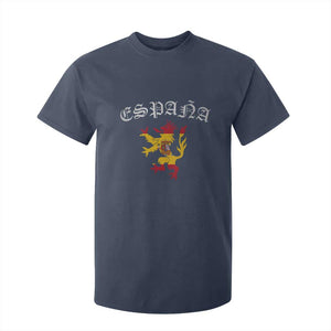 Espana Spain Lion Spanish Flag Spaniard Pride T Shirt For Kid TS14 Navy Print Your Wear