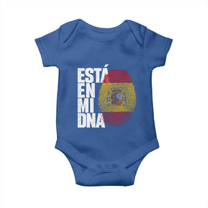 It's in My DNA Espana Spain Spanish Flag Pride Baby Onesie TS14 Royal Blue Print Your Wear