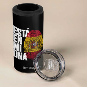 It's in My DNA Espana Spain Spanish Flag Pride 4 in 1 Can Cooler Tumbler TS14 Print Your Wear