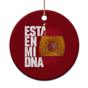 It's in My DNA Espana Spain Spanish Flag Pride Ceramic Ornament TS14 1pc Red Print Your Wear