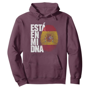 It's in My DNA Espana Spain Spanish Flag Pride Hoodie TS14 Maroon Print Your Wear
