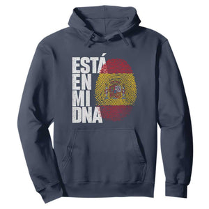 It's in My DNA Espana Spain Spanish Flag Pride Hoodie TS14 Navy Print Your Wear