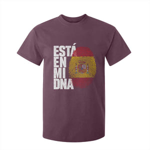 It's in My DNA Espana Spain Spanish Flag Pride T Shirt For Kid TS14 Maroon Print Your Wear