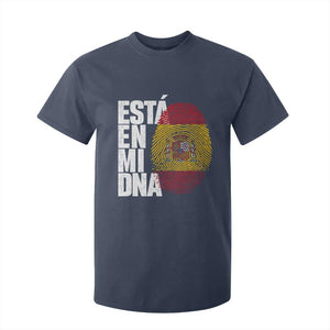 It's in My DNA Espana Spain Spanish Flag Pride T Shirt For Kid TS14 Navy Print Your Wear