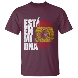 It's in My DNA Espana Spain Spanish Flag Pride T Shirt TS14 Maroon Print Your Wear