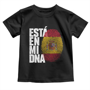 It's in My DNA Espana Spain Spanish Flag Pride Toddler T Shirt TS14 Black Print Your Wear