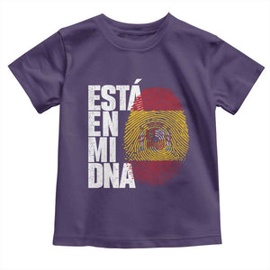 It's in My DNA Espana Spain Spanish Flag Pride Toddler T Shirt TS14 Purple Print Your Wear