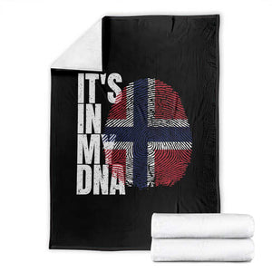 It's in My DNA Norway Norwegian Flag Pride Throw Blanket TS14 Black Print Your Wear
