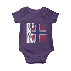 It's in My DNA Norway Norwegian Flag Pride Baby Onesie TS14 Purple Print Your Wear
