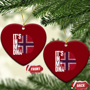 It's in My DNA Norway Norwegian Flag Pride Ceramic Ornament TS14 Print Your Wear