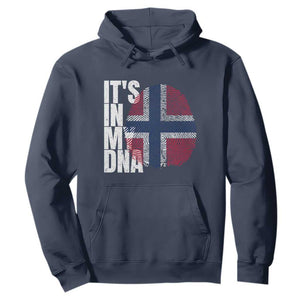 It's in My DNA Norway Norwegian Flag Pride Hoodie TS14 Navy Print Your Wear