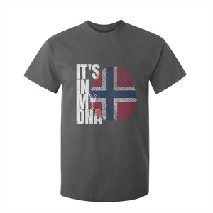 It's in My DNA Norway Norwegian Flag Pride T Shirt For Kid TS14 Dark Heather Print Your Wear