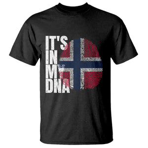 It's in My DNA Norway Norwegian Flag Pride T Shirt TS14 Black Print Your Wear