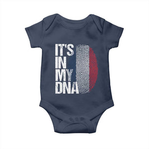 It's in My DNA France French Flag Baby Onesie TS14 Navy Print Your Wear