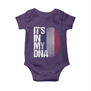 It's in My DNA France French Flag Baby Onesie TS14 Purple Print Your Wear