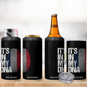 It's in My DNA France French Flag 4 in 1 Can Cooler Tumbler TS14 Print Your Wear