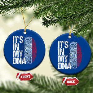 It's in My DNA France French Flag Ceramic Ornament TS14 1pc Blue Print Your Wear