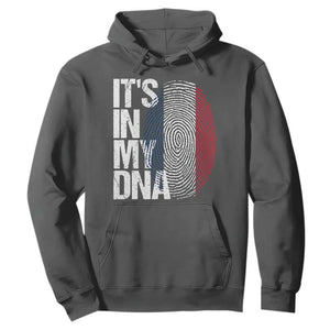 It's in My DNA France French Flag Hoodie TS14 Dark Heather Print Your Wear