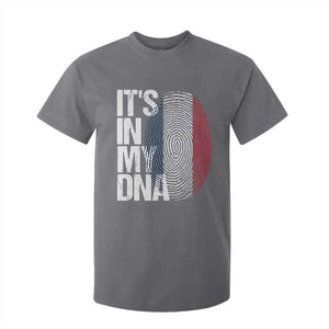 It's in My DNA France French Flag T Shirt For Kid TS14 Charcoal Print Your Wear