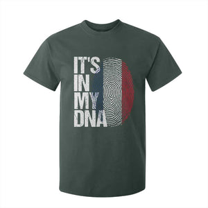 It's in My DNA France French Flag T Shirt For Kid TS14 Dark Forest Green Print Your Wear