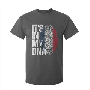 It's in My DNA France French Flag T Shirt For Kid TS14 Dark Heather Print Your Wear