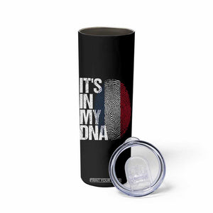 It's in My DNA France French Flag Skinny Tumbler TS14 Print Your Wear