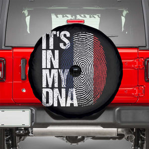 It's in My DNA France French Flag Spare Tire Cover TS14 Black Print Your Wear