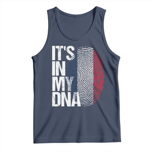 It's in My DNA France French Flag Tank Top TS14 Navy Print Your Wear