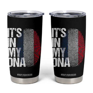 It's in My DNA France French Flag Tumbler Cup TS14 Black Print Your Wear