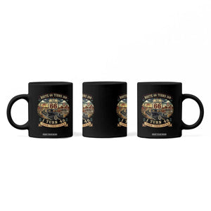Route Highway 66 Turns 100 I Turn 40 Coffee Mug Vintage 1986 Road Sign Antique Car Lover 40th Birthday Gift