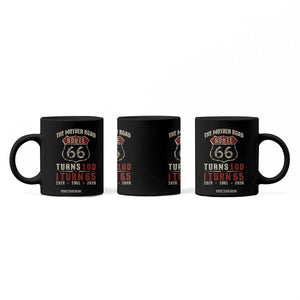 Route Highway 66 Turns 100 I Turn 65 Coffee Mug Vintage 1961 Road Sign 65th Birthday Gift
