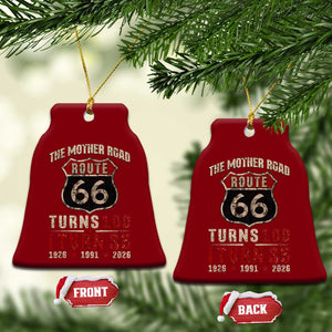 Route Highway 66 Turns 100 I Turn 35 Ceramic Ornament Vintage 1991 Road Sign 35th Birthday Gift