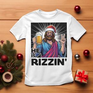 Jesus Christmas T Shirt Funny Drinking Beer Xmas Holiday TS14 White Print Your Wear
