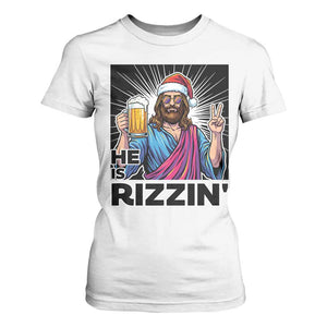 Jesus Christmas T Shirt For Women Funny Drinking Beer Xmas Holiday TS14 White Print Your Wear