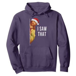Jesus Christmas Meme Hoodie I Saw That TS14 Purple Print Your Wear