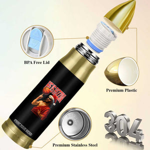 Jesus Basketball Christmas Bullet Tumbler He Is Rizzin TS14 Print Your Wear