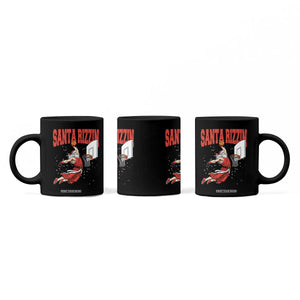 Santa Basketball Christmas Coffee Mug He Is Rizzin TS14 Print Your Wear