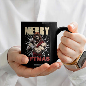 Jesus Gym Christmas Coffee Mug Merry Liftmas Xmas TS14 Print Your Wear