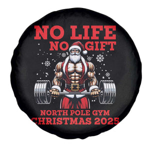 Santa Gym Christmas Spare Tire Cover Lifting Swole Santa Ugly Xmas TS14 Print Your Wear