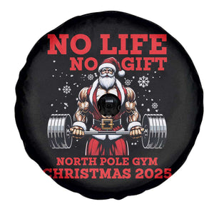 Santa Gym Christmas Spare Tire Cover Lifting Swole Santa Ugly Xmas TS14 Print Your Wear